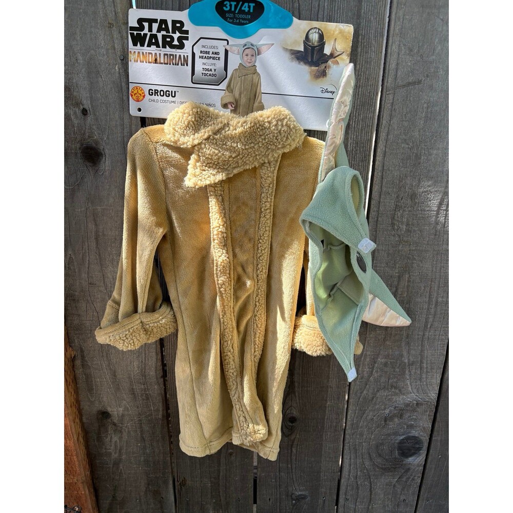 Star Wars MandalStar Wars Mandalorian Grogu Child Costume 3T/4T Robe & Headpiece